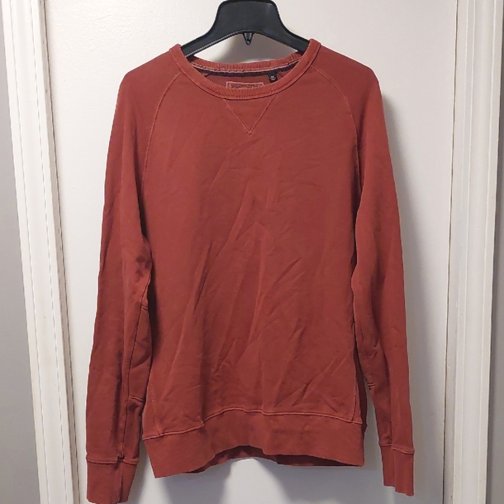JEREMIAH Burnt Orange Cotton Pullover Crewneck